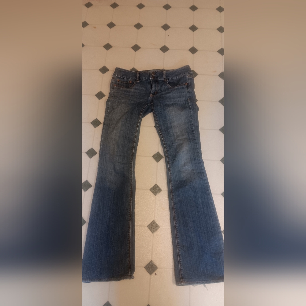 Elegant Blue Boot Cut Women's Jeans